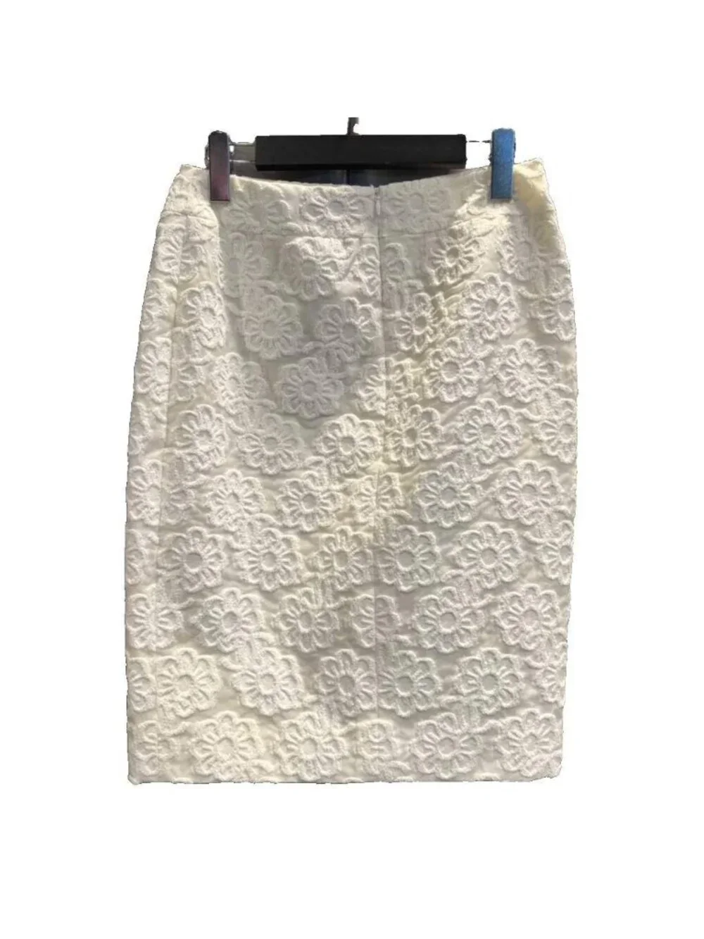 Chanel Skirt Tight Knee Length 38 White